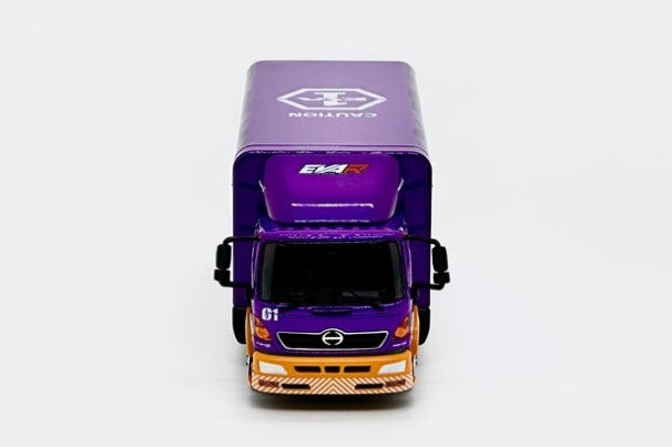 PR640085 POP RACE 1:64 EVA RACING Transporter HINO 500 (EVA-01)