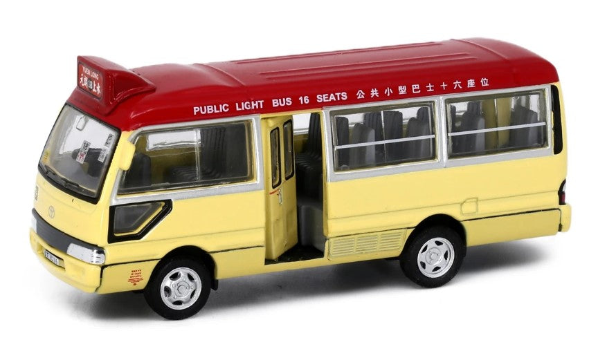 [ Back-order ] TINY ATC65497 1:76 Tiny City No.08 Toyota Coaster Mini Bus Red (Yuen Long) Diecast