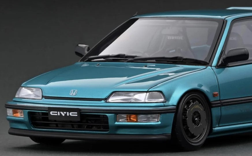 [ Back-order ] ignition model IG3124 1:18 Honda CIVIC (EF9) SiR Green Metallic