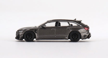 MGT00479-L TSM MINI-GT 1:64 Audi ABT RS6-R Daytona Gray LHD