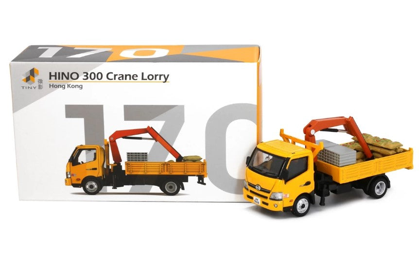 [ Back-order ] TINY ATC65528 1:76 Tiny City No.170 HINO 300 Crane Lorry Diecast