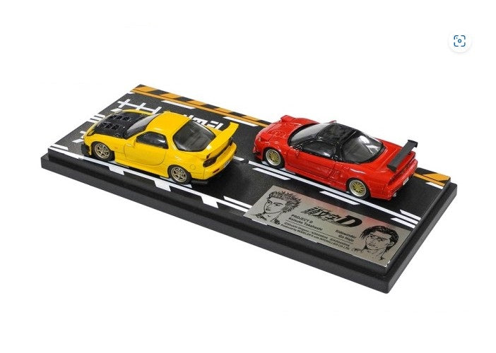 MD64203 MODELER'S 1:64 Initial D Set Vol.3 Keisuke Takahashi RX-7 (FD3S) & Go Hojo NSX (NA1)