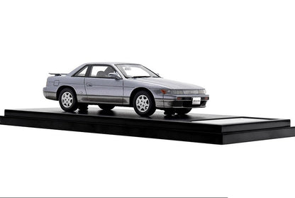 [ Back-order ] Hi-Story HS450PP 1:43 NISSAN SILVIA Q's DIA PACKAGE (1991) Purplish Silver Two Tone Resin