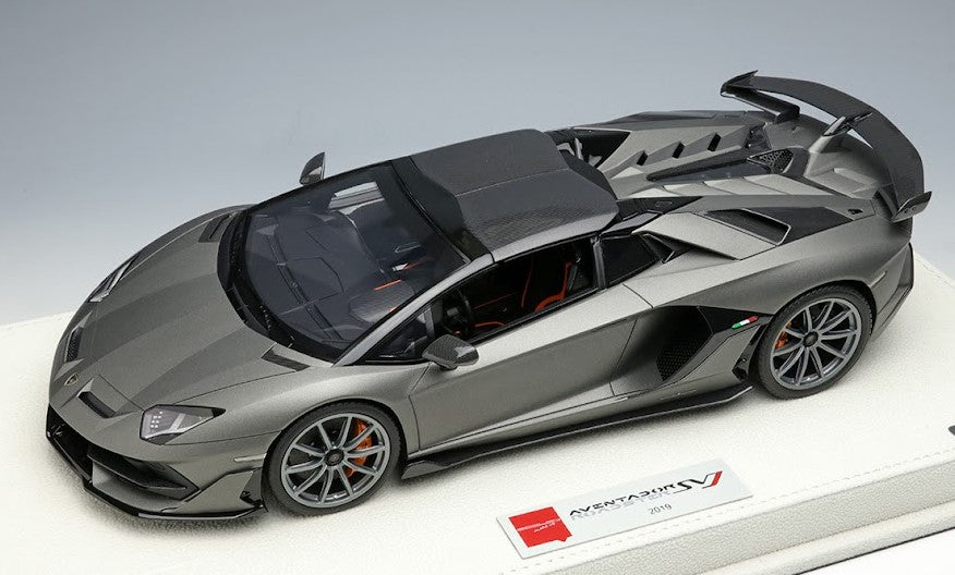 [ Back-order ] Make Up EIDOLON EML028E 1:18 Lamborghini Aventador SVJ Roadster 2019 (Nileo Wheel) Gray