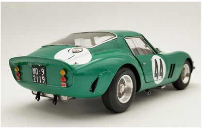 M-248 CMC 1:18 Ferrari 250 GTO, RHD, Chassis #4491 2nd at GT+2.0-British GP GT race Silverstone 1963, David Piper, #44