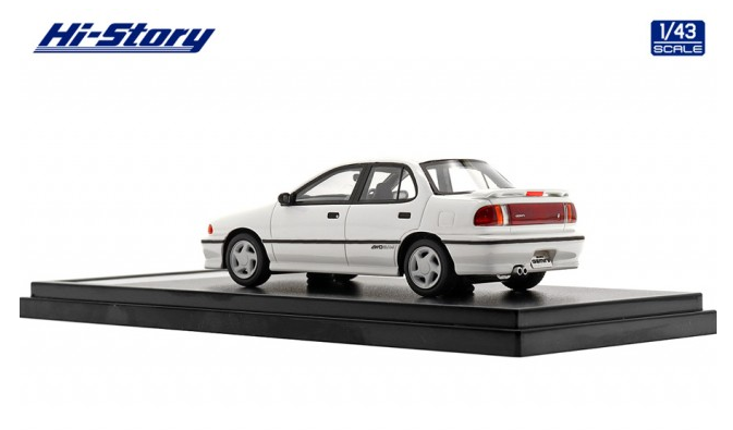 [ Back-order ] Hi-Story HS386WH 1:43 ISUZU GEMINI R 4WD (1990) Customized North White Resin