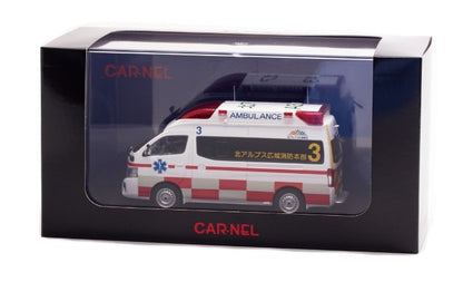 CN432203 CAR-NEL 1:43 Nissan Paramedic 2022 Nagano, Japan Northern Alps