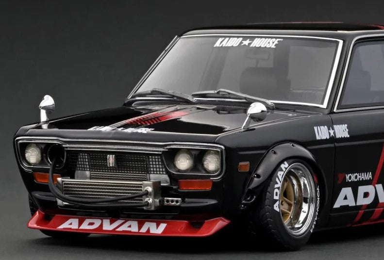 [ Back-order ] ignition model IG3149 1:18 Datsun Bluebird (510) Wagon Black/Red