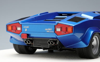 [ Back-order ] Make Up EIDOLON EML088C 1:18 Lamborghini Countach LP5000 QV 1988 Metallic Blue