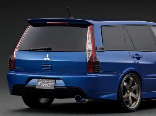 IG2772 ignition model 1:18 Mitsubishi Lancer Evolution Wagon (CT9W) Blue