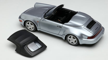 [ Back-order ] Make Up VISION VM166A 1:43 Porsche 911 (964) Speedster Turbo Look 1993 Polar Silver Metallic