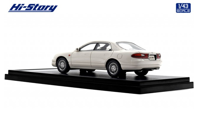 [ Back-order ] Hi-Story HS456WH 1:43 MAZDA ENFINI MS-8 2.5 Type X (1992) Cygnus White Resin