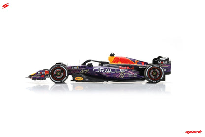 18S972 Spark 1:18 Oracle Red Bull Racing RB19 #1 Winner, Las Vegas Grand Prix 2023, M. Verstappen
