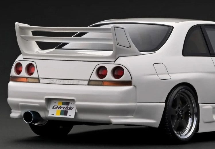 [ Back-order ] ignition model IG3129 1:18 GReddy GT-R (BCNR33) Pearl White