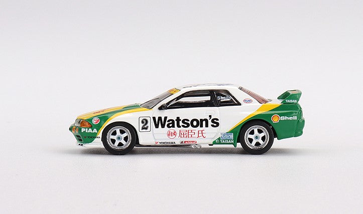 MGT00377-R TSM MINI-GT 1:64 Nissan GT-R R32 Macau GP 1991 Gr.A #2 RHD