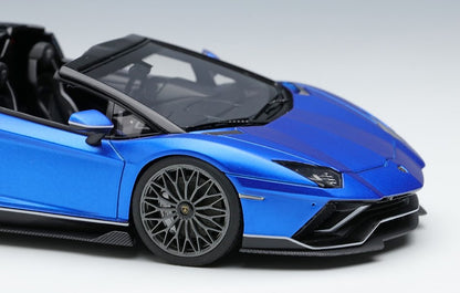 [ Back-order ] Make Up EIDOLON EM637D 1:43 Lamborghini Aventador LP780-4 Ultime Roadster 2021 (Diansus wheel) Blue Egeus