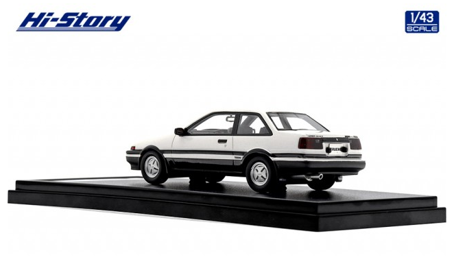 [ Back-order ] Hi-Story HS452WH 1:43 Toyoya SPRINTER TRUENO 2dr GT APEX (1983) High Tech Twton Resin