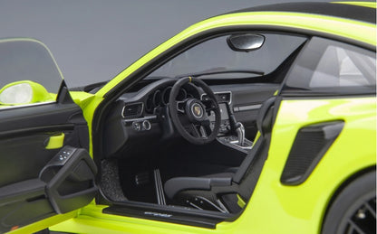 78187 AUTOart 1:18 Porsche 911 (991.2) GT2 RS Weissach Package Light Green / Carbon Black