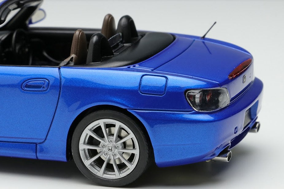 [ Back-order ] Make Up EIDOLON EM677A 1:43 Honda S2000 (AP2) 2005 Bermuda Blue Pearl