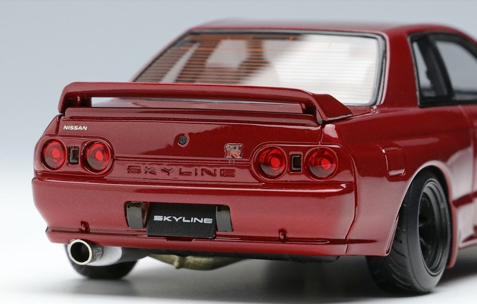 [ Back-order ] Make Up EIDOLON EM424D 1:43 Nissan Skyline GT-R (BNR32) (RS Watanabe 8 spoke wheels) Red Pearl Metallic