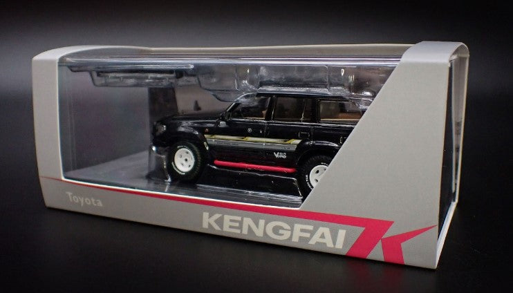 [ Back-order ] KENGFAI TK-KF031-5 1:64 Land Cruiser Pearl Black roof rack