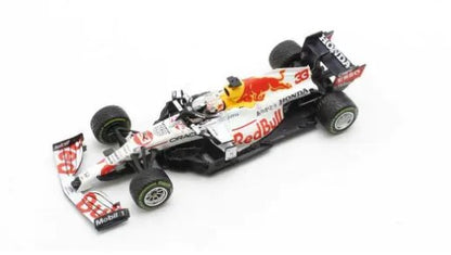 413213633 MINICHAMPS 1:43 Honda Red Bull Racing RB16B Max Verstappen Turkish GP 2021 2nd place (Thanks Honda Color)