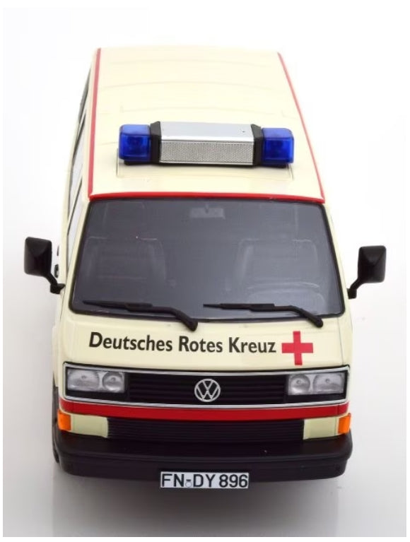 KKDC180968 KK scale 1:18 Volkswagen VW Bus T3 Syncro 1987 German Red Cross