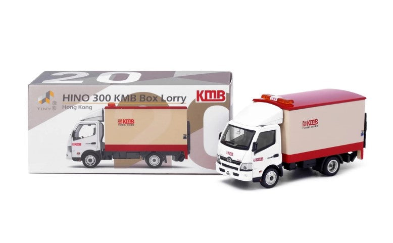 [ Back-order ] TINY KMB2020002 1:76 Tiny City No.20 HINO 300 KMB Box Lorry Diecast