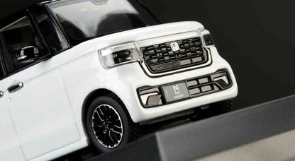 [ Back-order ] Hobby Japan HJ431006WP 1:43 Honda N-BOX CUSTOM Platinum White Pearl & Black