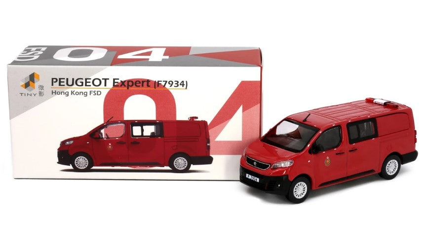 [ Back-order ] TINY ATC65540 1:64 Tiny City No.56 Peugeot Expert HKFSD (F7934) Diecast