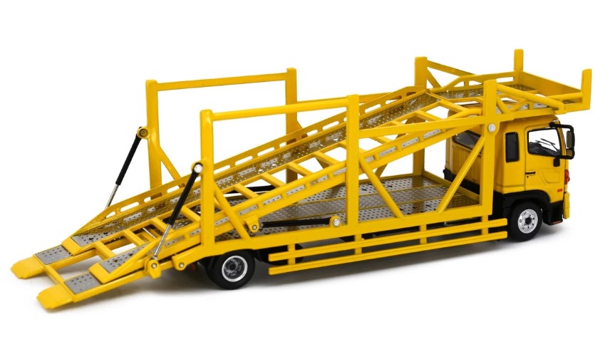 [ Back-order ] TINY ATC66030-E 1:64 Tiny City Hino 500 (Hino Ranger) Car Carrier Yellow Diecast