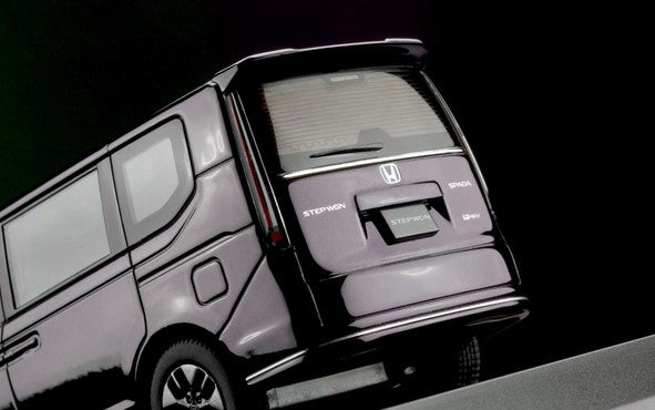 [ Back-order ] Hobby Japan HJ432004P 1:43 Honda STEP WGN e:HEV SPADA Twilight Mist Black Pearl