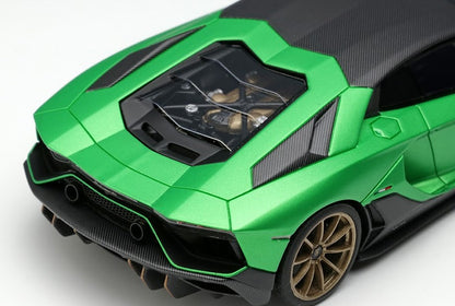 [ Back-order ] Make Up EIDOLON EM634B 1:43 Lamborghini Aventador LP780-4 Ultime 2021 (Diansus wheel) Verde Arceo