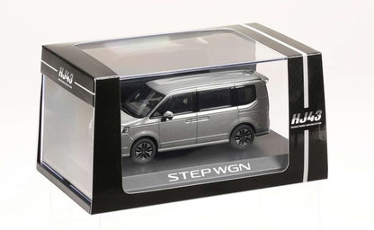 [ Back-order ] Hobby Japan HJ432004GM 1:43 Honda STEP WGN e:HEV SPADA Super Platinum Gray Metallic