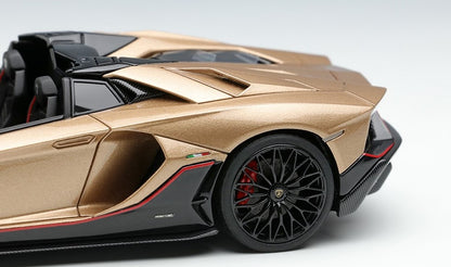 [ Back-order ] Make Up EIDOLON EM637B 1:43 Lamborghini Aventador LP780-4 Ultime Roadster 2021 (Diansus wheel) Bronzo Zante