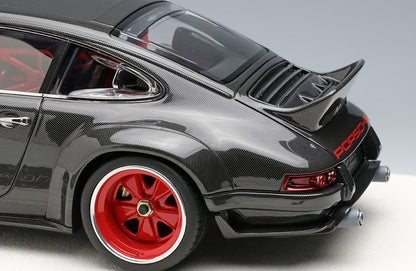 [ Back-order ] Make Up EIDOLON EML018H 1:18 Singer 911 DLS 2022 Gross Visible Carbon (Red Wheel)