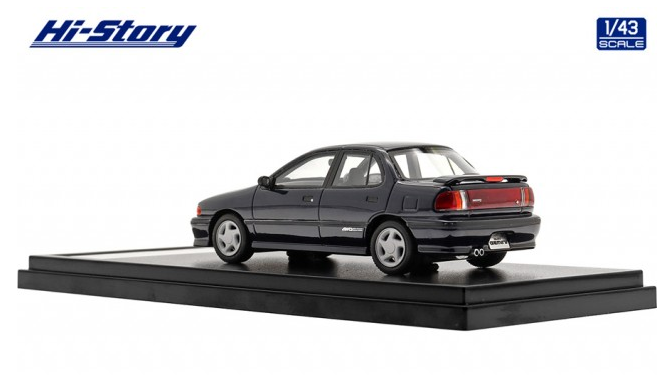 [ Back-order ] Hi-Story HS386BL 1:43 ISUZU GEMINI R 4WD (1990) Customized Mystic Blue Mica Resin