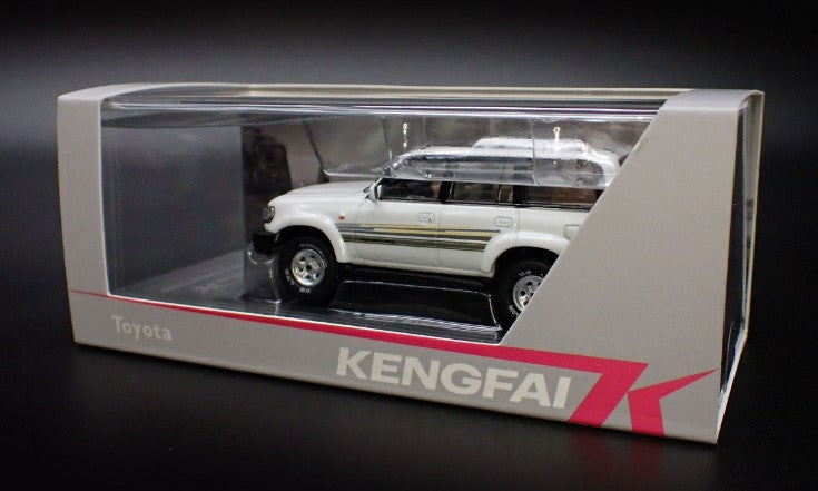 [ Back-order ] KENGFAI TK-KF031-1 1:64 Land Cruiser Pearl White