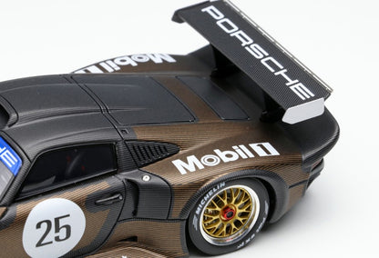 [ Back-order ] Make Up EIDOLON EM471A 1:43 Porsche 911 GT1 Le Mans 24 Hours Test 1996 No,25 Carbon