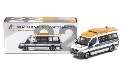 [ Back-order ] TINY ATC64791 1:76 Tiny City No.22 Mercedes Benz Sprinter FL Hong Kong Customs Diecast