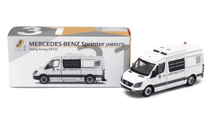 [ Back-order ] TINY ATC64797 1:76 Tiny City No.31 Mercedes Benz Sprinter AFCD (White) Diecast