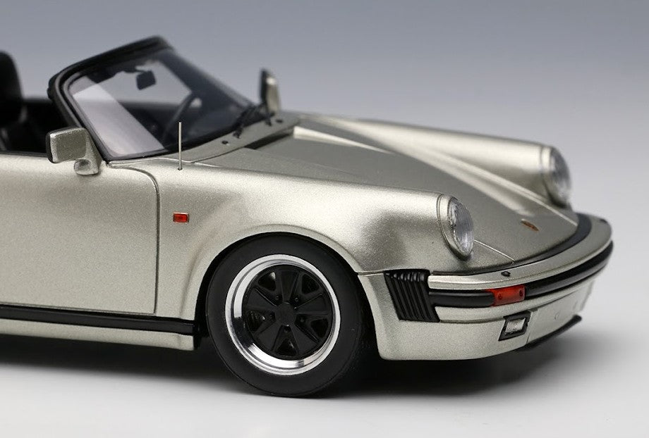 [ Back-order ] Make Up VISION VM138G 1:43 Porsche 911 Carrera 3.2 Speedster Turbo Look 1989 Linen Gray Metallic