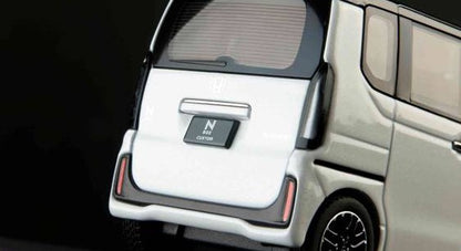 [ Back-order ] Hobby Japan HJ431006WP 1:43 Honda N-BOX CUSTOM Platinum White Pearl & Black