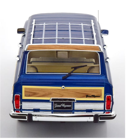 KKDC181114 KK scale 1:18 Chrysler Jeep Grand Wagoneer 1989 Blue Metallic