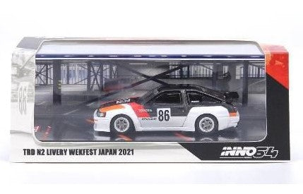 [ Back-order ] INNO Models IN64-AE86LP-IWORX 1:64 Toyota Corolla AE86 Levin "Inazuma Worx" Pandem/Rocket Bunny