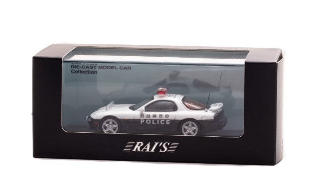 H7640021 RAI'S 1:64 Mazda RX-7 (FD3S) Niigata Prefectural Police Traffic Riot Police Vehicle (355)