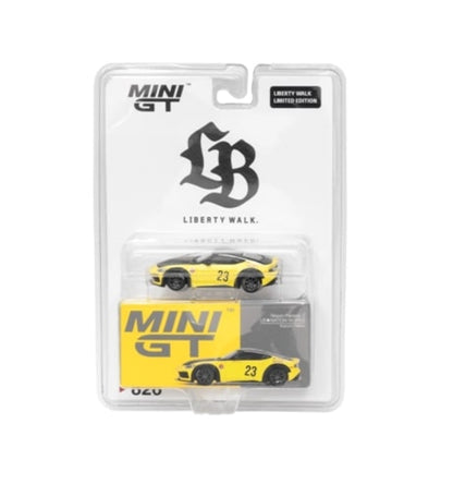 MC190-YE TSM MINI-GT 1:64 Nissan Z LB NATION WORKS Ikazuchi Yellow #23 RHD *LBWK exclusive blister pack
