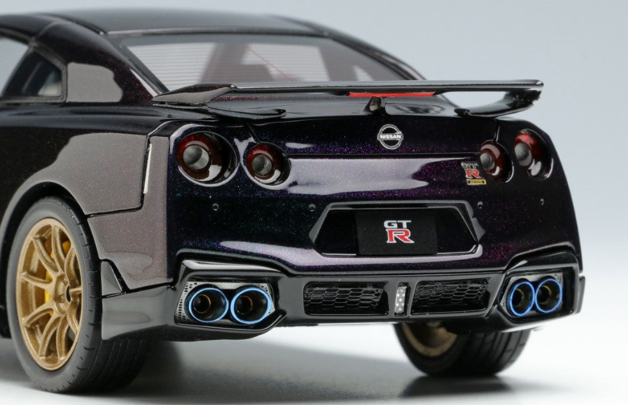 [ Back-order ] Make Up EIDOLON EM684F 1:43 Nissan GT-R Premium Edition T-spec 2024 Midnight Purple