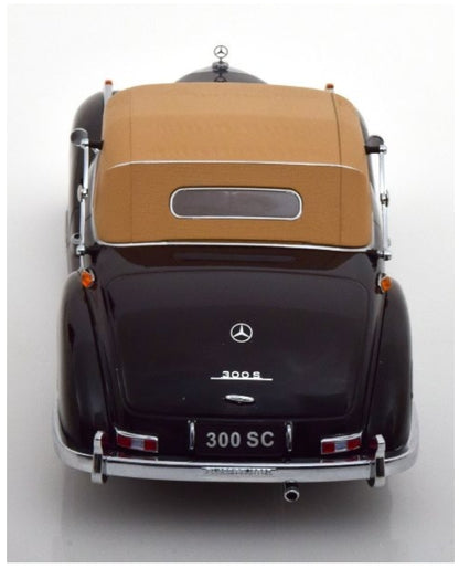 KKDC180943 KK scale 1:18 Mercedes 300 SC W188 Cabrio closed 1957 Black