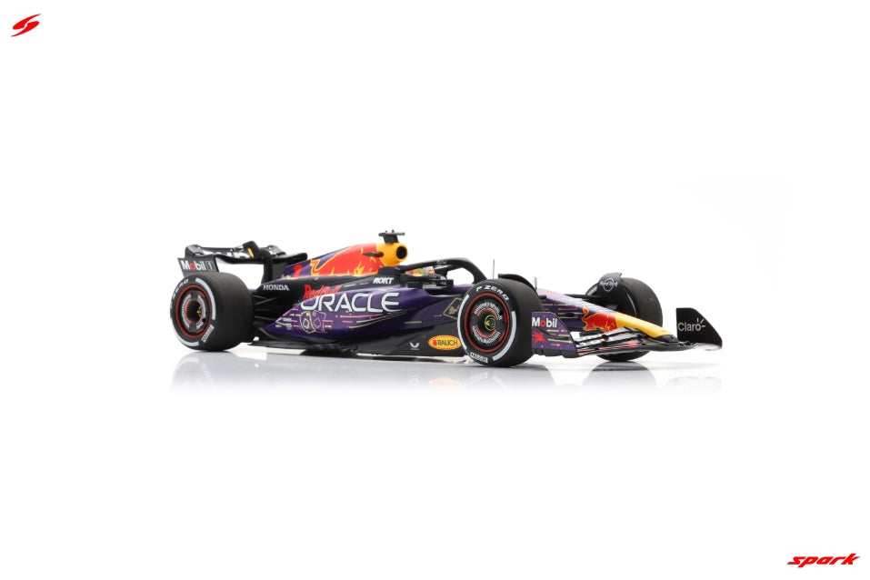 18S972 Spark 1:18 Oracle Red Bull Racing RB19 #1 Winner, Las Vegas Grand Prix 2023, M. Verstappen